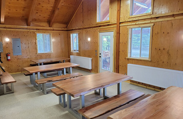 Sitting area in the Community Kitchen